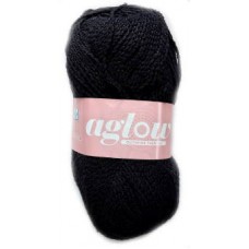Aglow, Double knit - Black