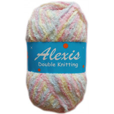 Alexis, Double Knit - Light Pink, Blue and Yellow
