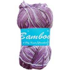 Bamboo, 4 Ply - Shades of Plum