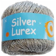 Classic Crochet Lurex - Silver