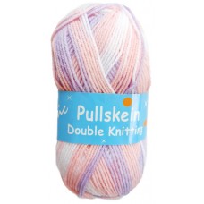 Classic Pullskein, Double Knitting - Purple, Pink and White