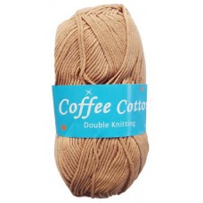 Coffee Cotton, Double Knit - Light Tan